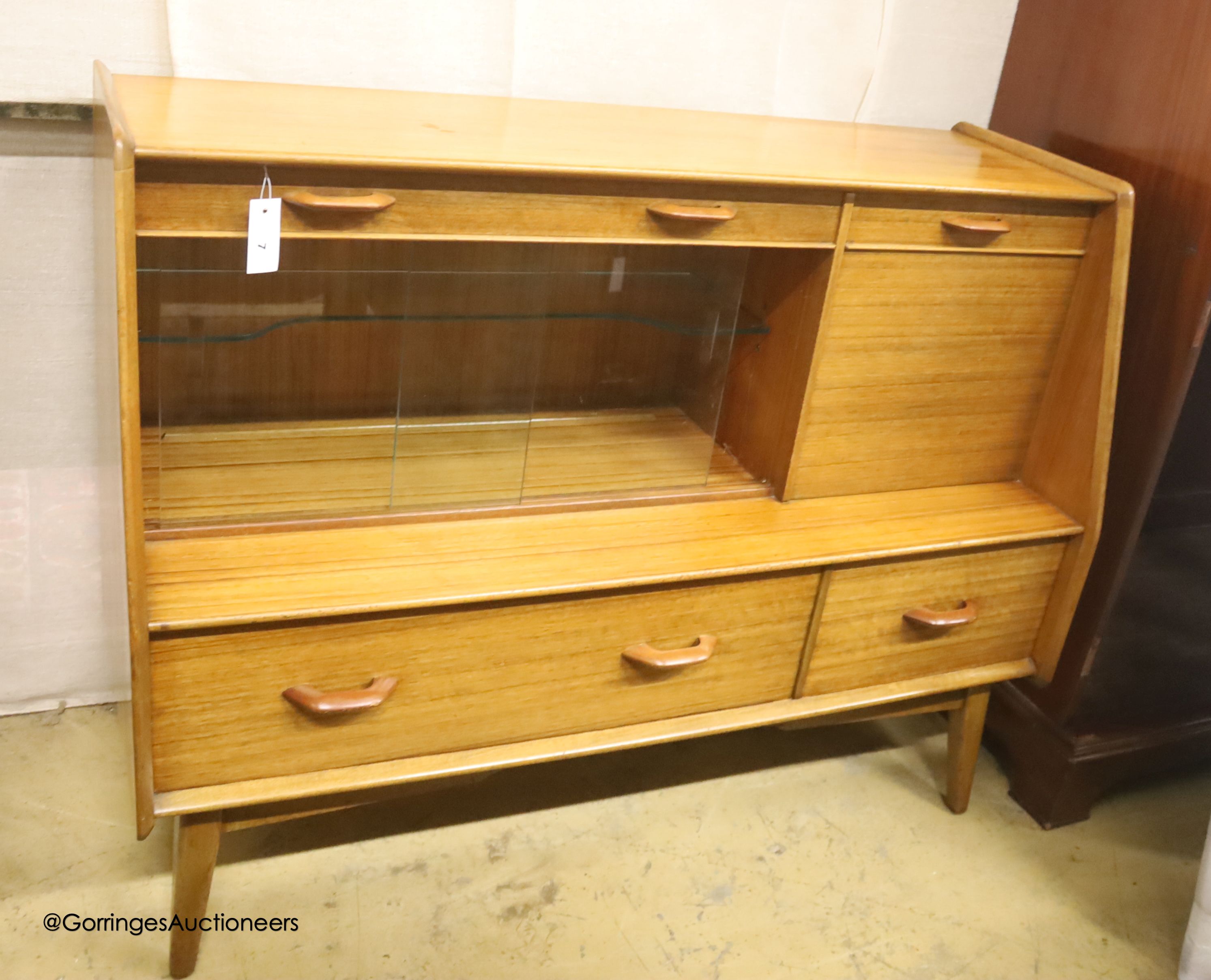 A G Plan 'Brandon' teak sideboard, length 122cm, depth 48cm, height 96cm